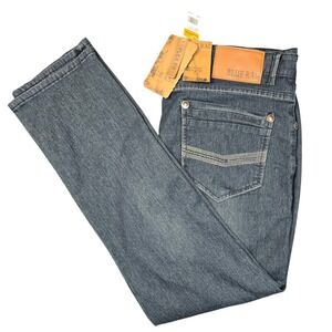 BLUE RAG Mens Flex Fit Indigo Denim Jeans Style‎ BUJ6002 Size 38x30